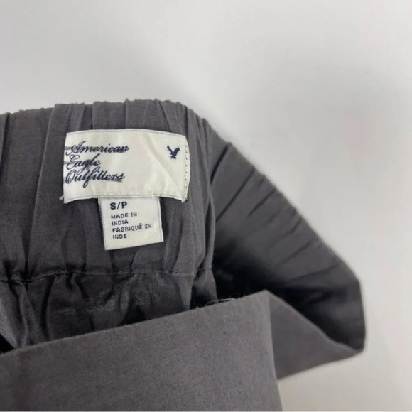 American Eagle Outfitters Grey Cotton Embroidered Mini Skirt Women's Size Small - Picture 5 of 6